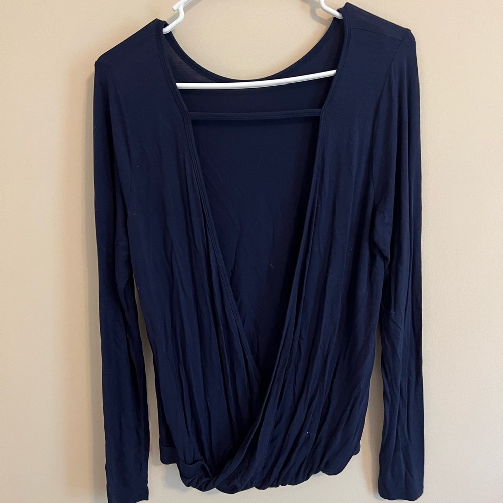 ✨PRICE DROP Athleisure Yoga Open Back Deep Blue
